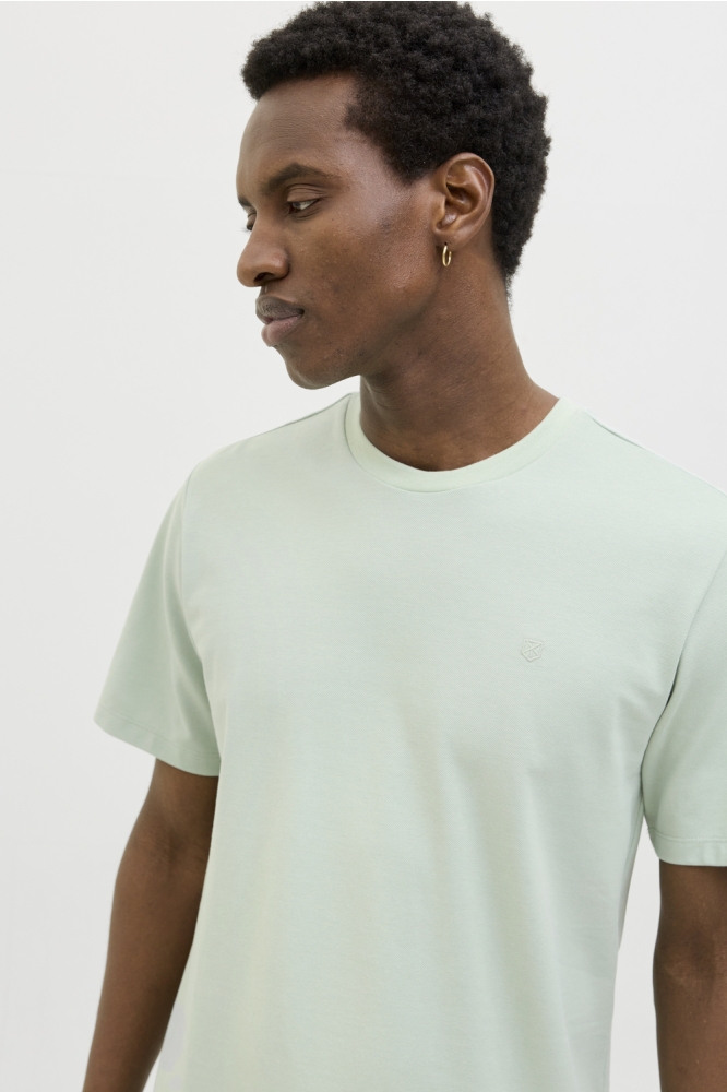 JPRBLUHUG SS TEE 12279210 AQUA GRAY